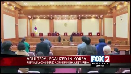 Adultery Legalized in Korea