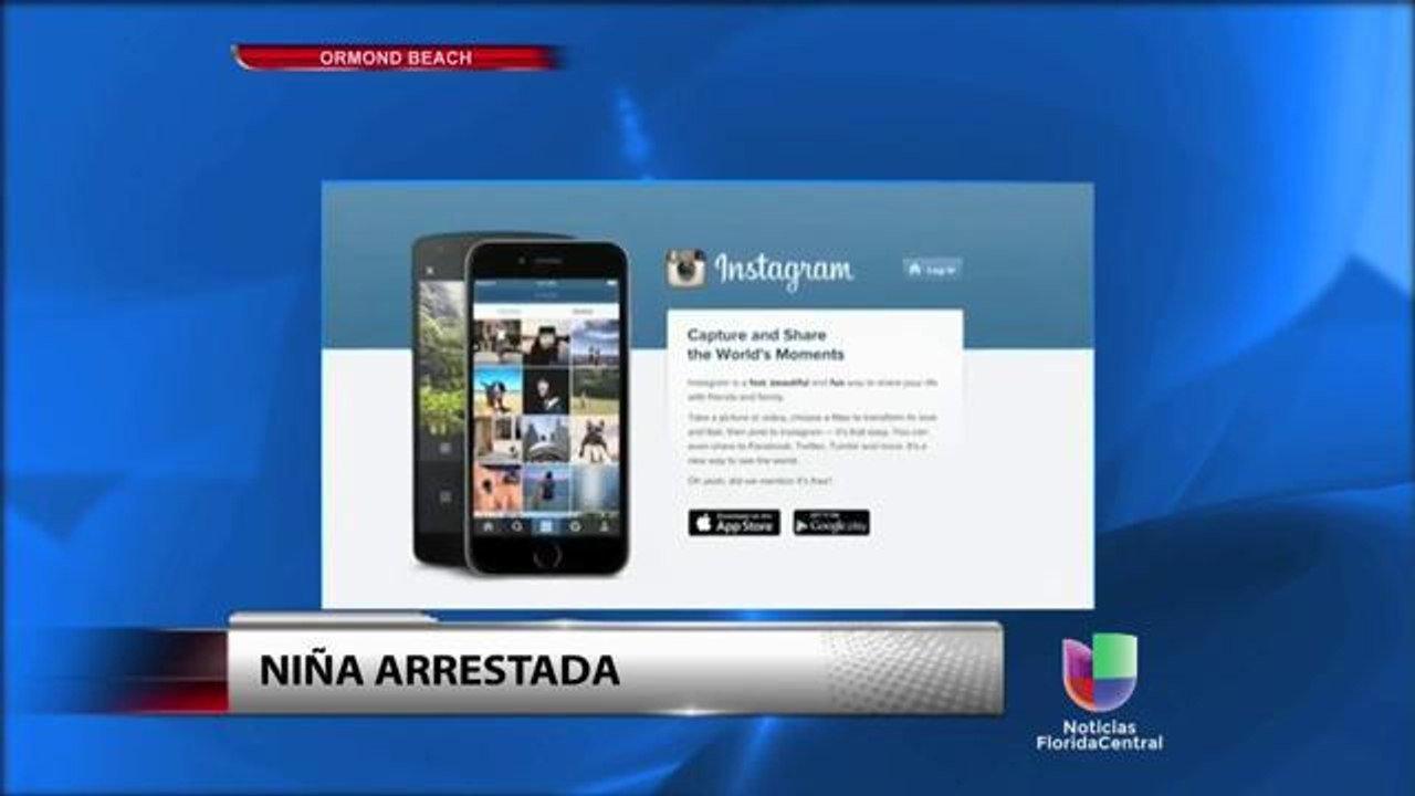 Niña arrestada