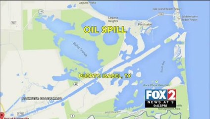 Crews Working to Find Source of Port Isabel Oil Spill