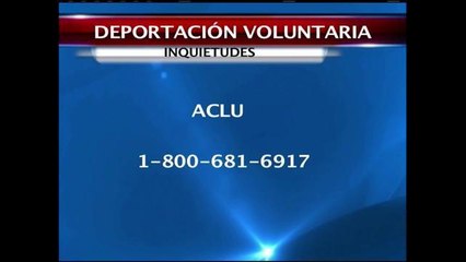 Deportación voluntaria y otra oportunidad