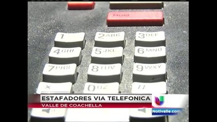 Estafadores via telefonica