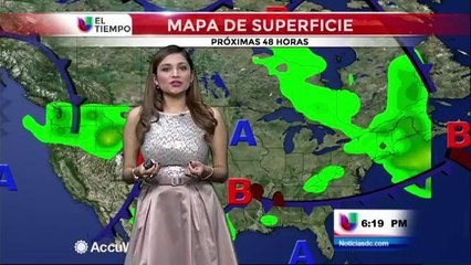 El pronóstico del tiempo con Marcela Rodríguez