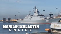 Ships from the Russian Pacific Fleet docked in Manila for routine port replenishment
