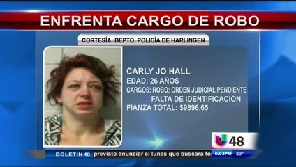Mujer enfrenta Cargo de Robo