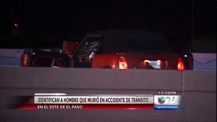 Identifican a dos víctimas de accidentes fatales.