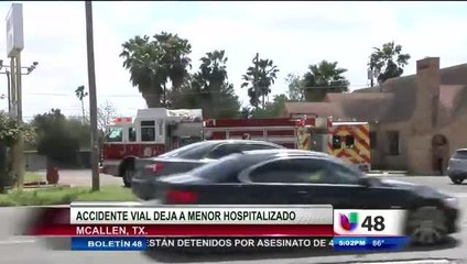 Accidente Deja A Menor Hospitalizado