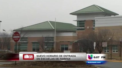 Condado de Fairfax implementará nuevo horario escolar