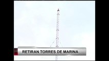 DEMOLICION ANTENAS DE RADIO EN MARINA