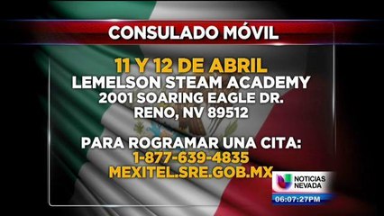 Consulado móvil en Reno
