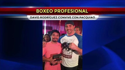 Pacquiao convive con boxeador paseño
