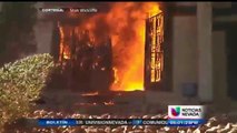 10 desplazados tras incendio