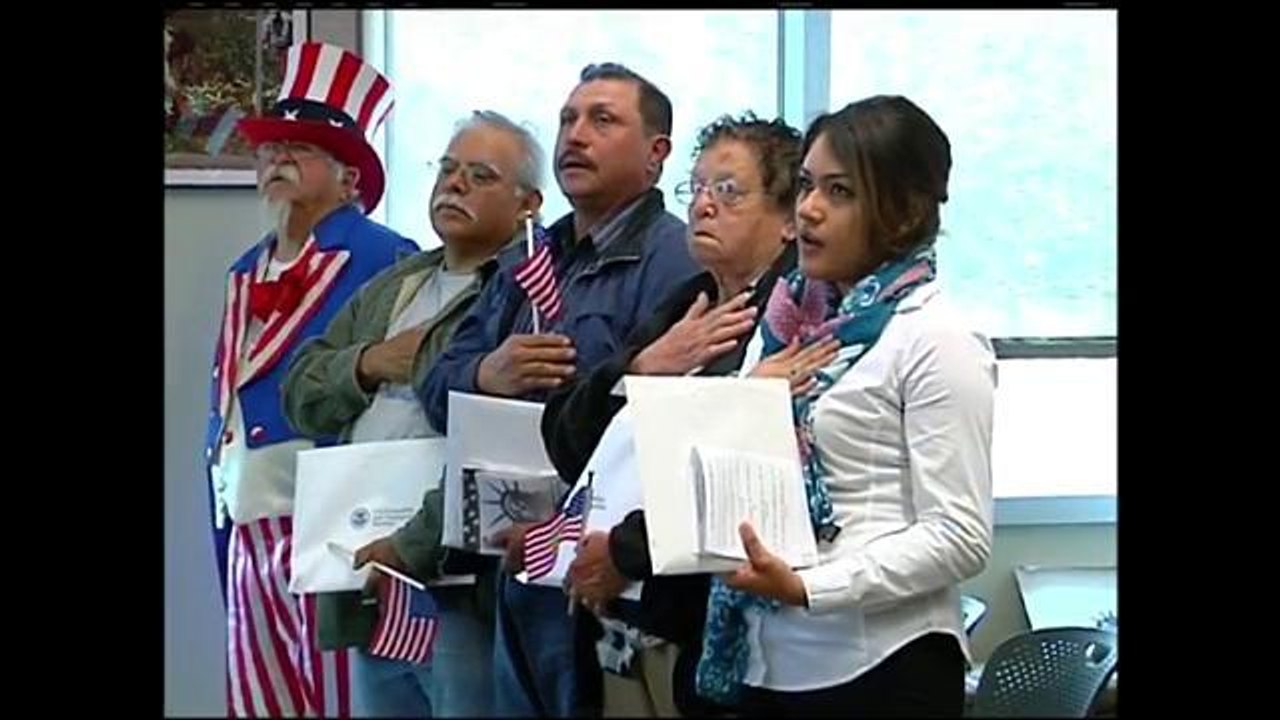 Juramento de ciudadanía en Watsonville