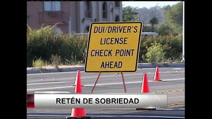 Retén de sobriedad en Santa María