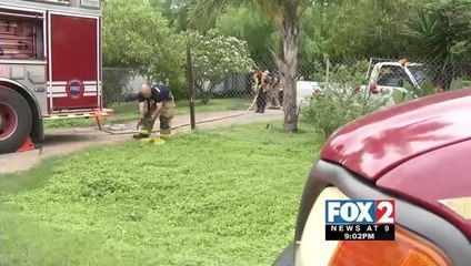 Fire Rips Through Edinburg Mobile Home