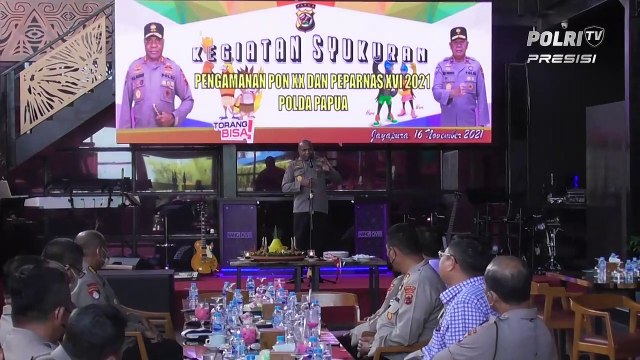 Kapolda Papua Hadiri Syukuran Pengamanan PON XX & Peparnas XVI