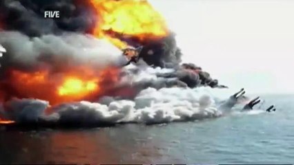 Recuerdan explosión en plataforma petrolera