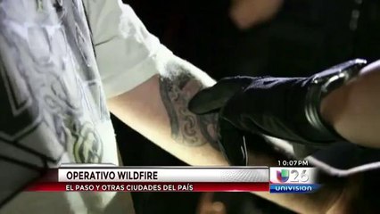 Operativo Nacional de ICE Wildfire - arrestos en El Paso.