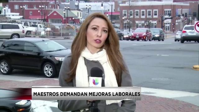 Maestros demandan mejores condiciones laborales en Fairfax