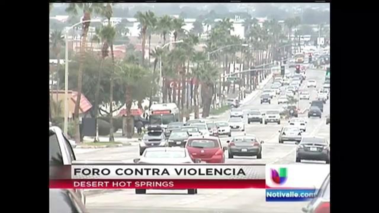 Foro contra violencia