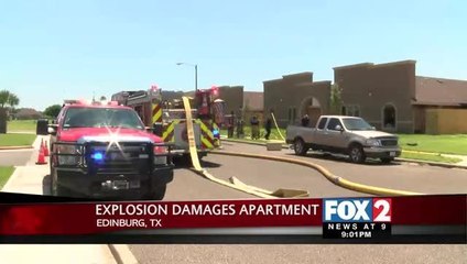 Explosion Damages Edinburg Apartment