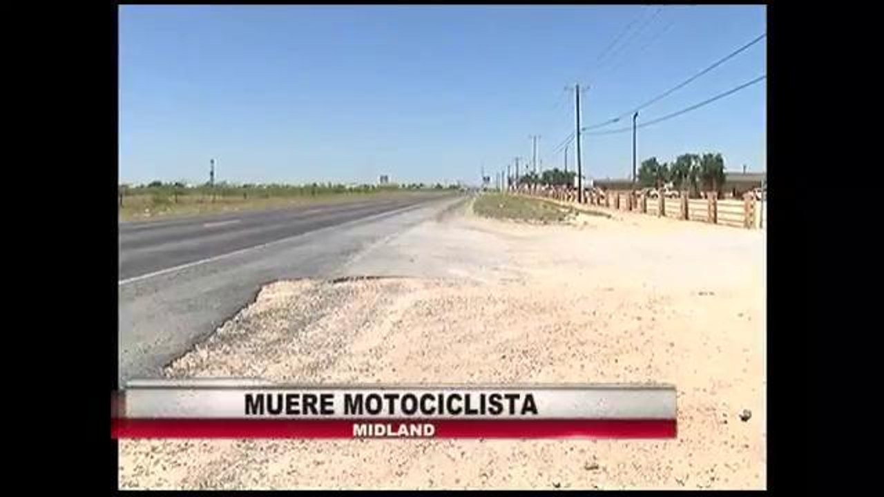 Muere motociclista