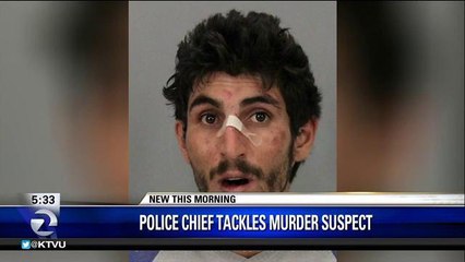 SJ Police Chief Tackles Escaping Murder Suspect