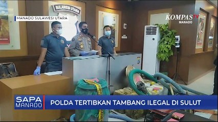 Polda Tertibkan Tambang Ilegal Di Sulut