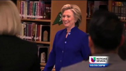 Hillary Clinton visita Las Vegas