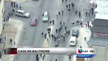 Baltimore bajo estado de emergencia tras violentas protestas