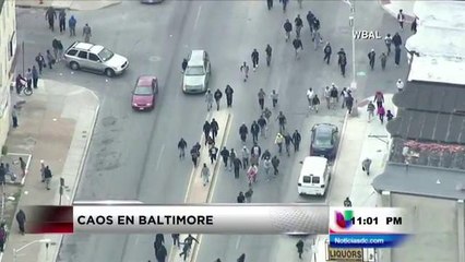 Baltimore bajo estado de emergencia tras violentas protestas