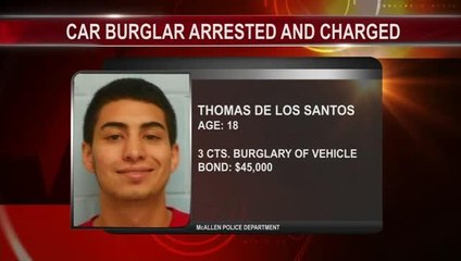 Teen Arrested and Charged in Connection to Several Car Burglaries