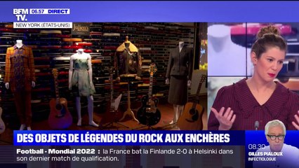 Un millier d'objets appartenant à des légendes du rock aux enchères à New York