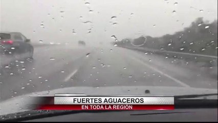 Intensos aguaceros en la Bahía