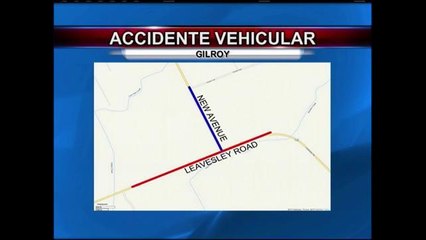Terrible accidente automovilístico cerca de Gilroy