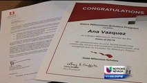 Estudiante hispana recibe prestigiosa beca