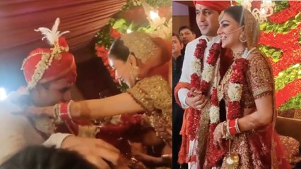 Shraddha Arya Wedding: Shraddha ने Rahul को ऐसे पहनाई वरमाला; Video | FilmiBeat