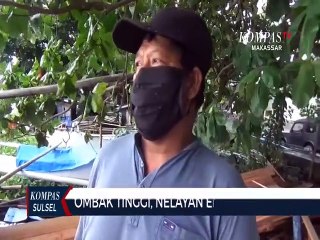 Ombak Tinggi, Nelayan Enggan Melaut