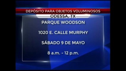Depósito para objetos voluminosos