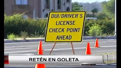 Retén de sobriedad en Goleta