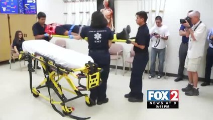 High School Students getting Hands-On Training in Medical Industry