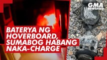 Baterya ng hoverboard, sumabog habang naka-charge | GMA News Feed