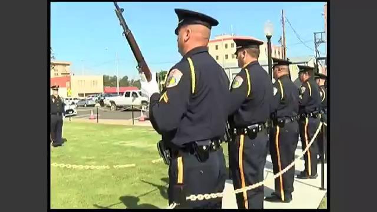 La ciudad de Odessa conmemoró a oficiales que fallecieron cumpliendo su deber…