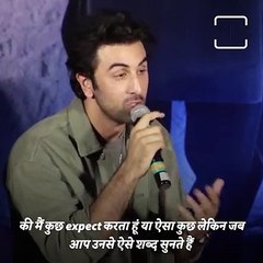 Watch Ranbir Kapoor Talks About His Movie Sanju With Director Rajkumar Hirani.