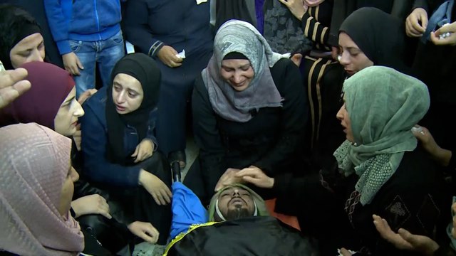 تشييع جثمان الشهيد صدام بني عودة بمحافظة طوباس