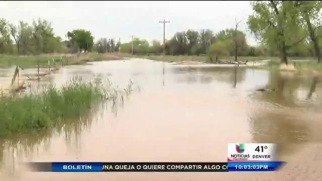 Carreteras cerradas en el Condado Weld