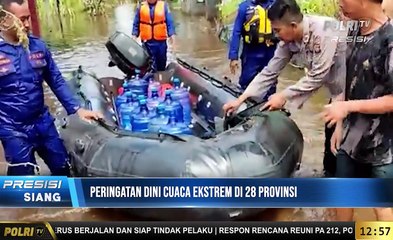 Live Peringatan Dini Cuaca Ekstrem di 28 Provinsi