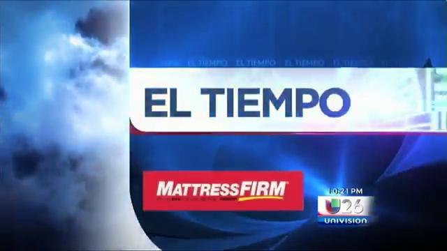 Pronóstico del Tiempo: Viernes 26 de Mayo 10pm