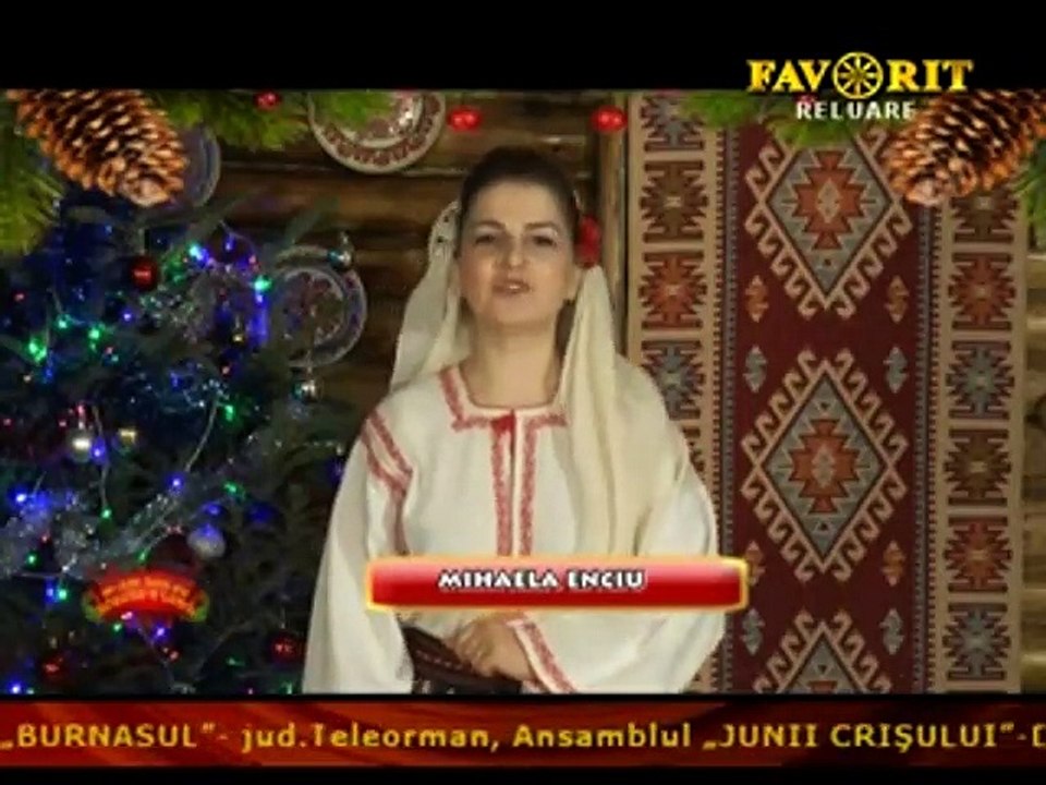 Mihaela Enciu - Pe la noi in sarbatori (M-am dus cu dorutu-n lume - Favorit TV - 12.12.2015)