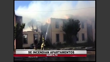Se incendian departamentos.