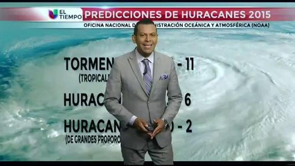 Predicciones ciclonicas para esta temporada 2015